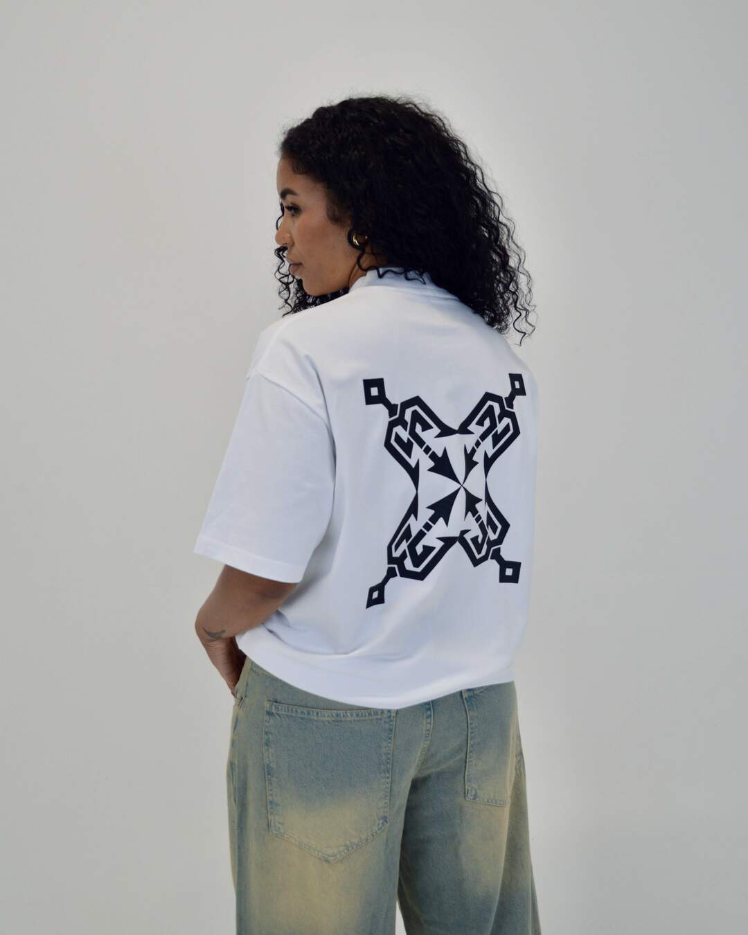 White Enhanced Trident T-shirt