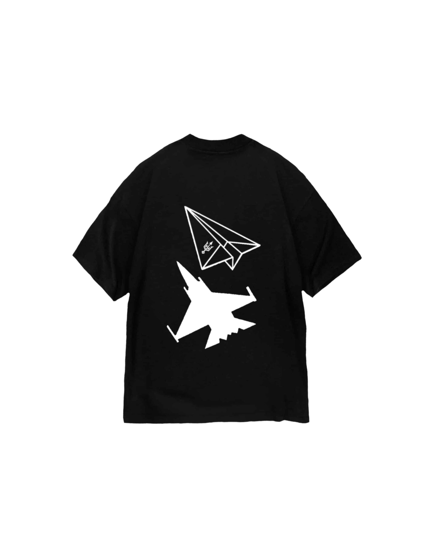 Black Paper Plane T-shirt