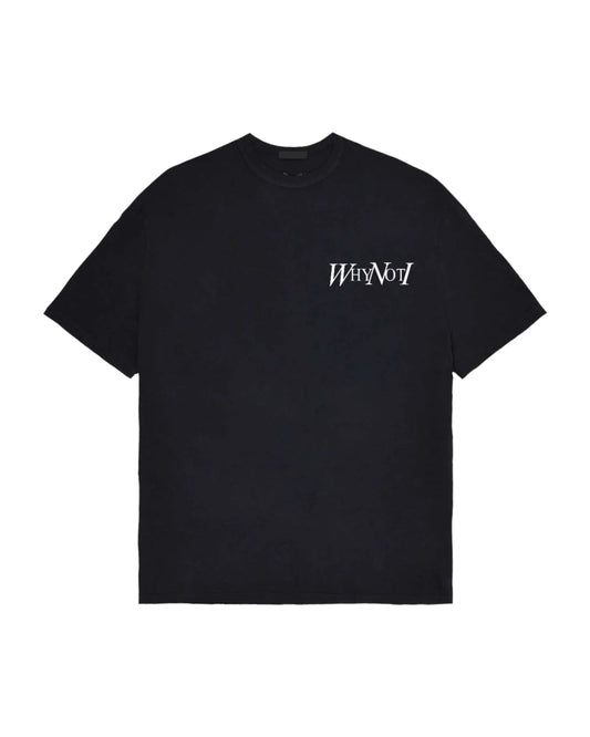 Black statement T-shirt