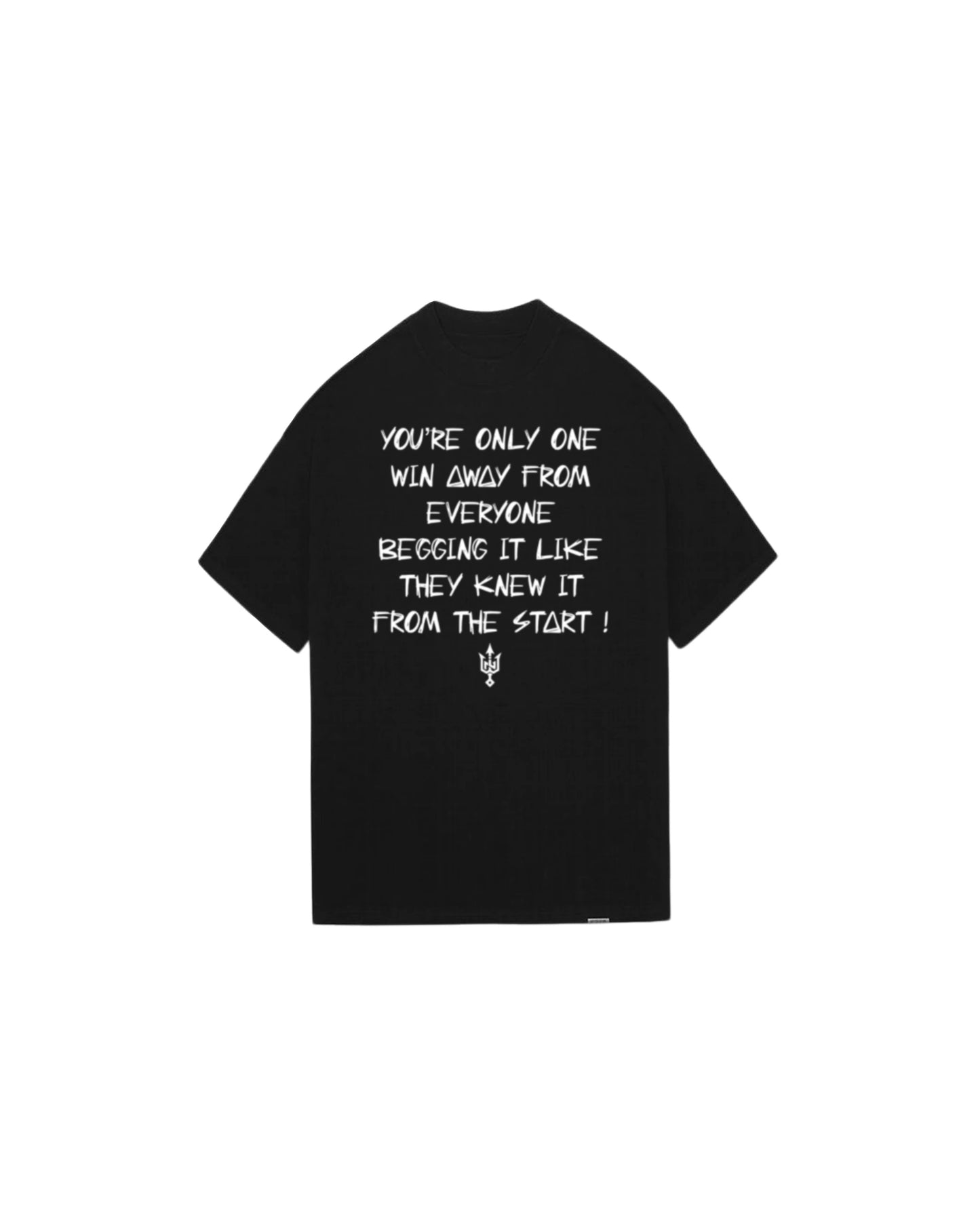One Win Away T-shirt (Black)