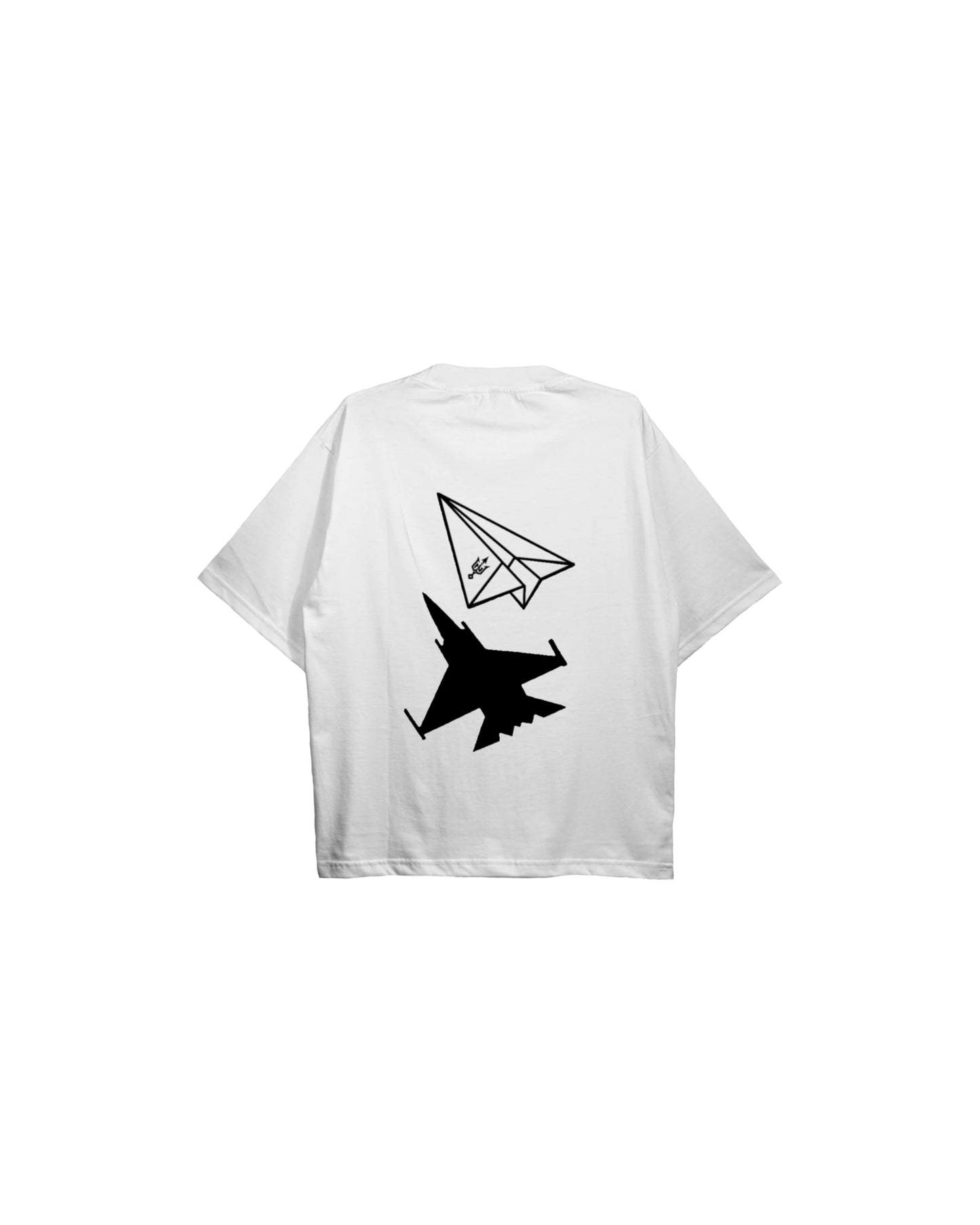 White Paper Plane T-shirt